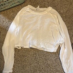 White Long Sleeve Women's Top